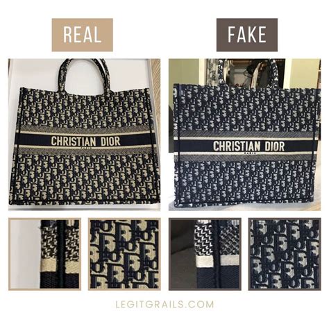 fake vs real dior|how to check for Dior bag.